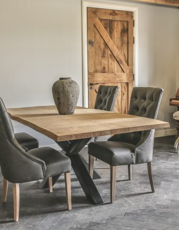 Onbehandeld 3DZ-poot boomstammen tafel